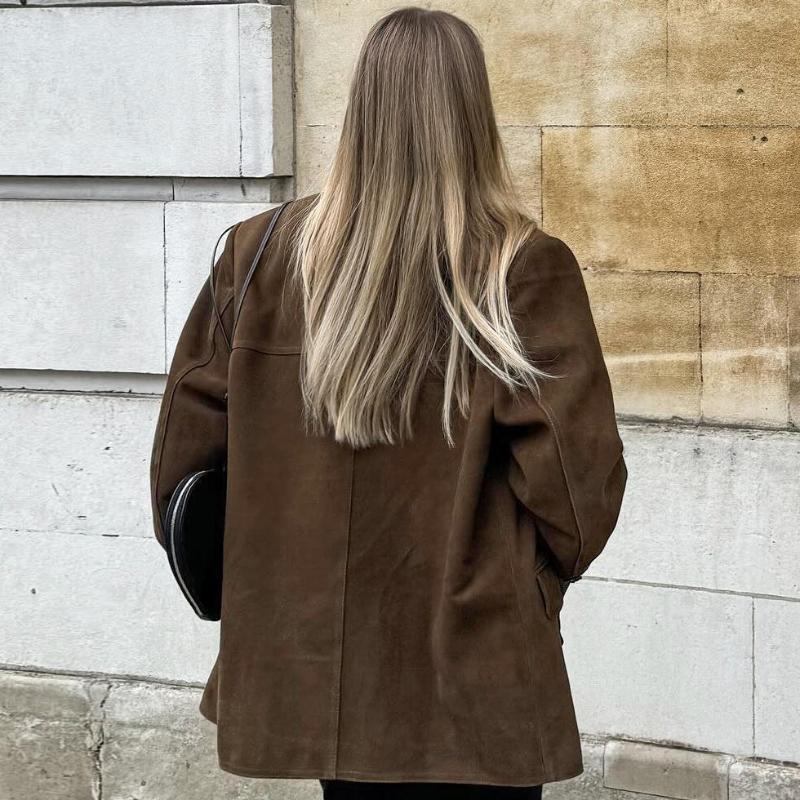 Ivyshape | Suede Comfort Coat