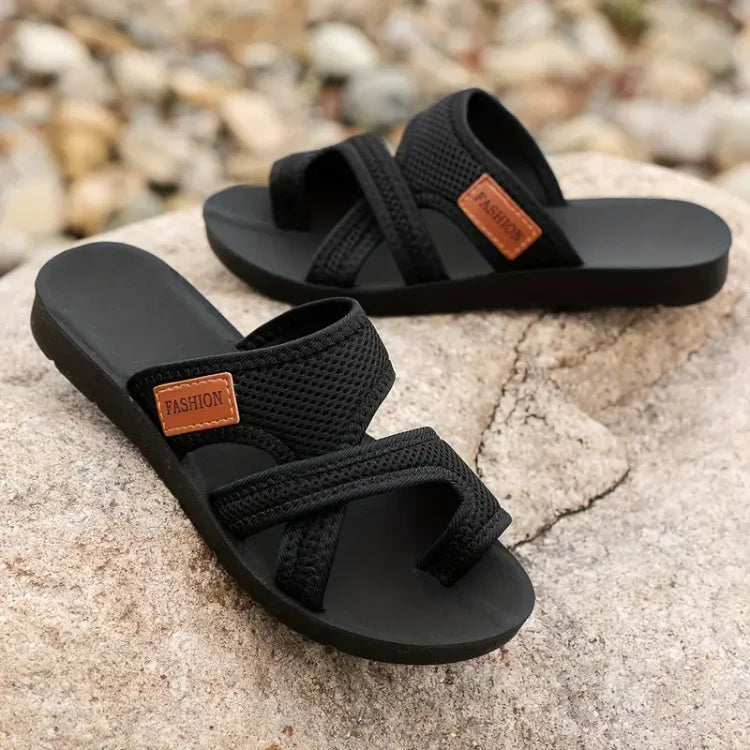 Ivyshape | Mesh Slide Sandals