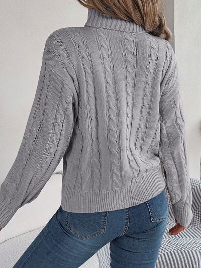 Ivyshape | Warm Turtleneck Sweater for Women