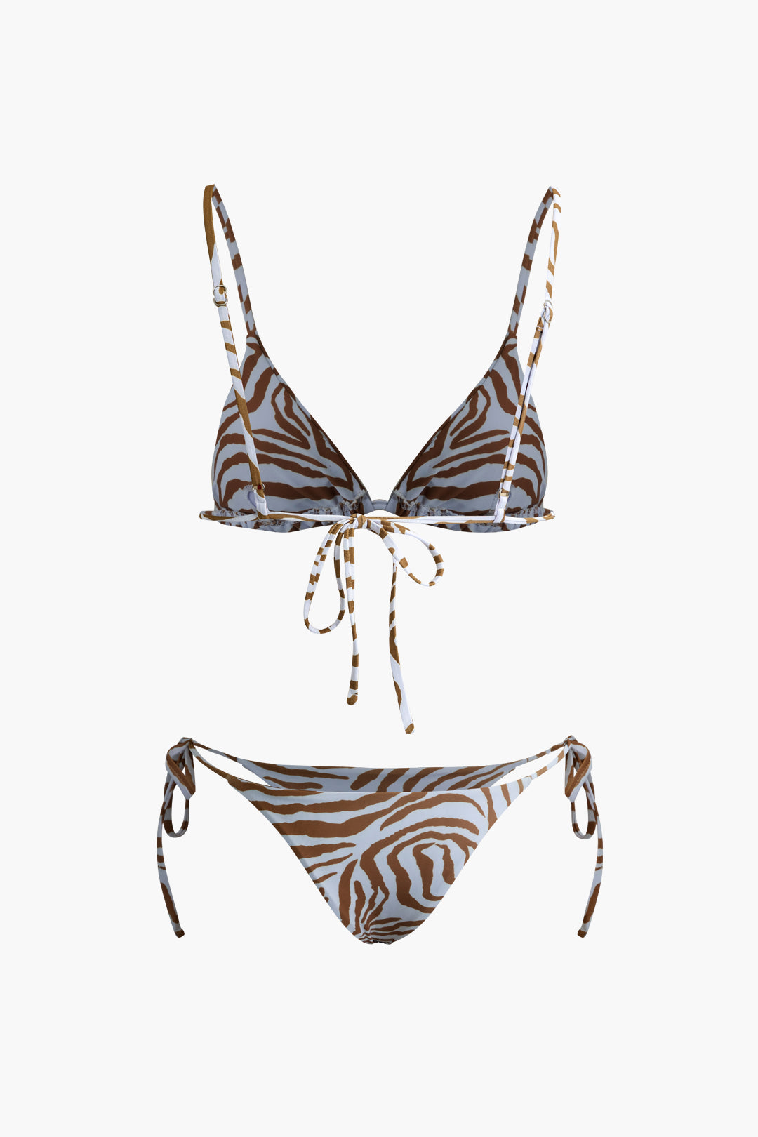 Ivyshape | Print Tied Bikini Set