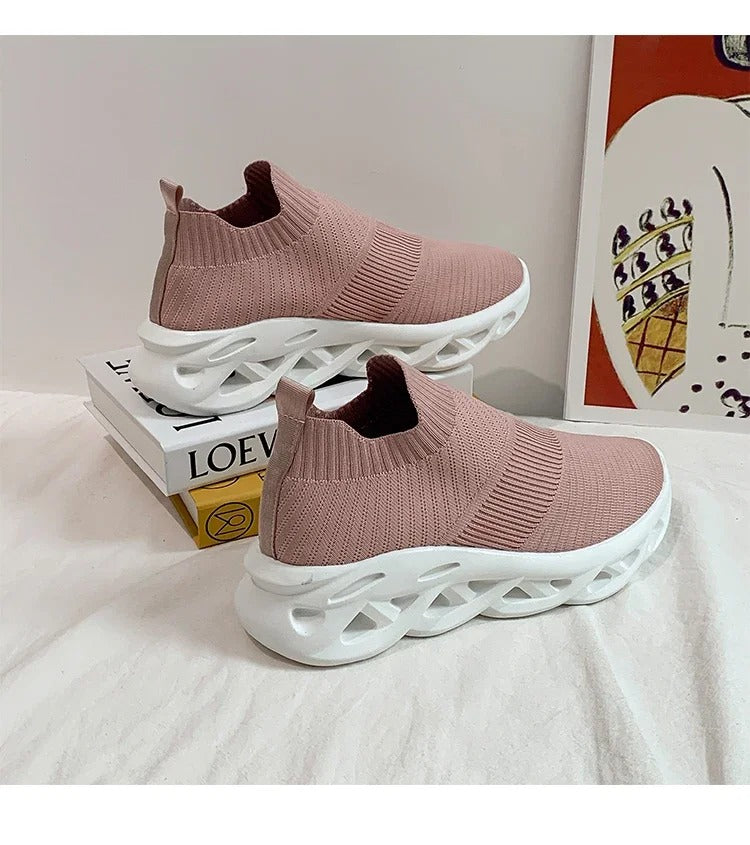 Fashionable Slip-On Running Shoes for Women