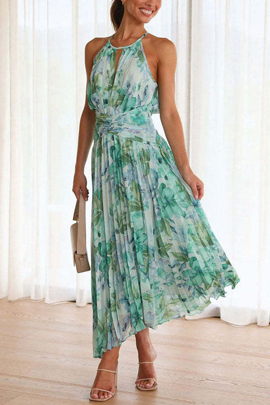 Ivyshape | Floral Chiffon Dress
