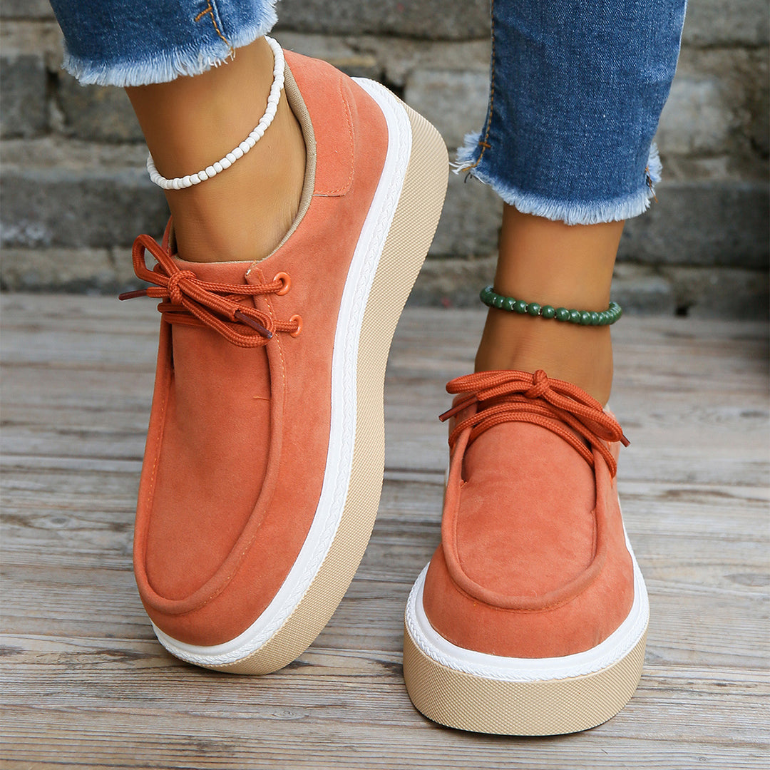 Ivyshape | Women's Stylish Wedge Sneakers Trendy