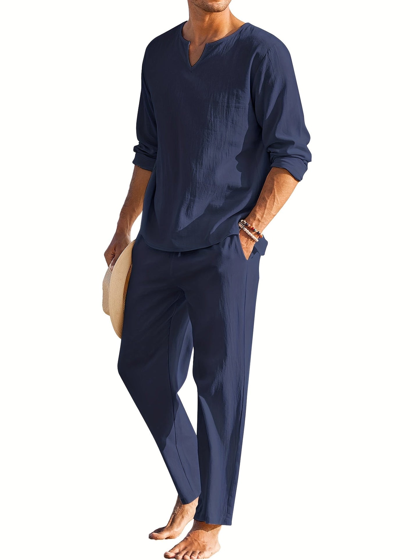 Ivyshape | Men's Comfortable Linen Richmond