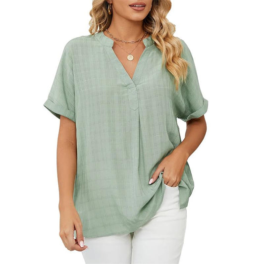 Ivyshape | Women's Classy Blouse V-Neck