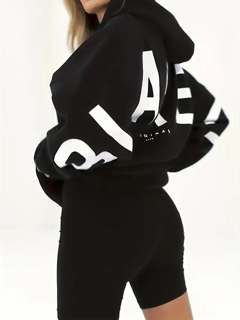 Ivyshape-Mode | Fashion Printed Thick Hoodie