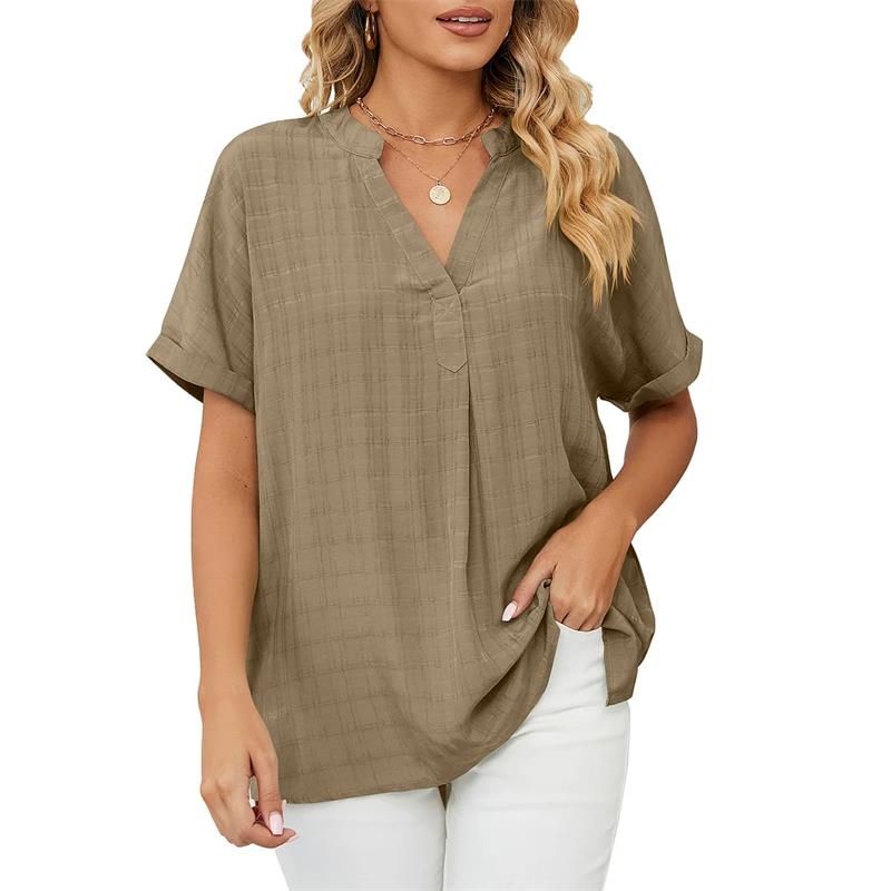 Ivyshape | Women's Classy Blouse V-Neck