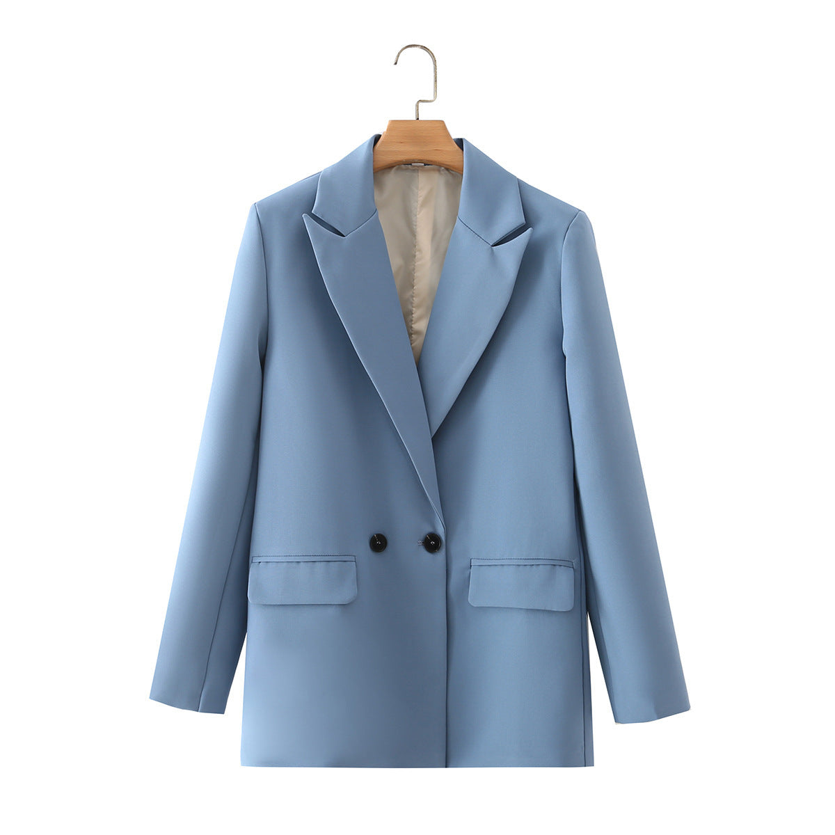 Ivyshape | Multicolor Double-Breasted Suit Coat