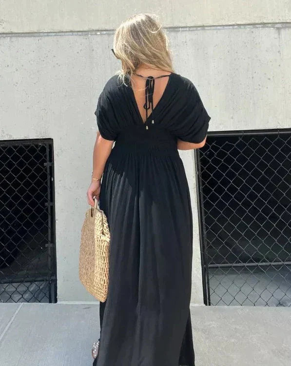 Ivyshape | V-Neck Effortless Maxi Dress