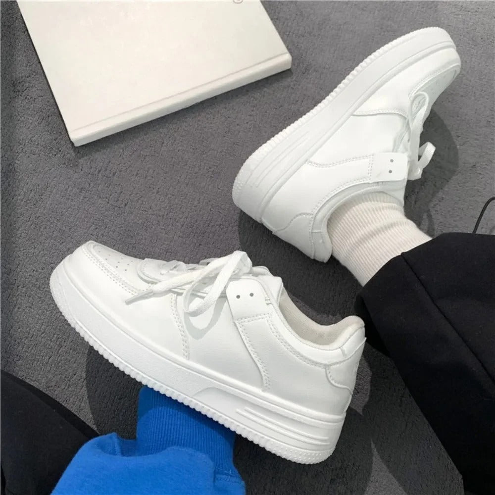 White Casual Sneakers for Women