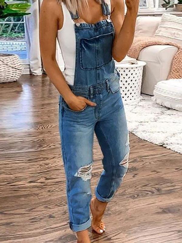 IvyShape | Denim Overall for Women