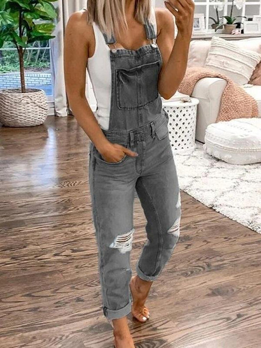 IvyShape | Denim Overall for Women