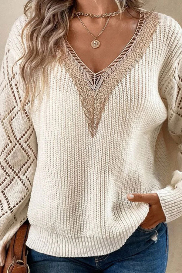 Ivyshape | Casual Pullover Women's Knitted Sweater