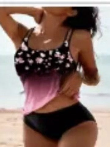 Ivyshape | Stylish Printed Tankini Swimsuit