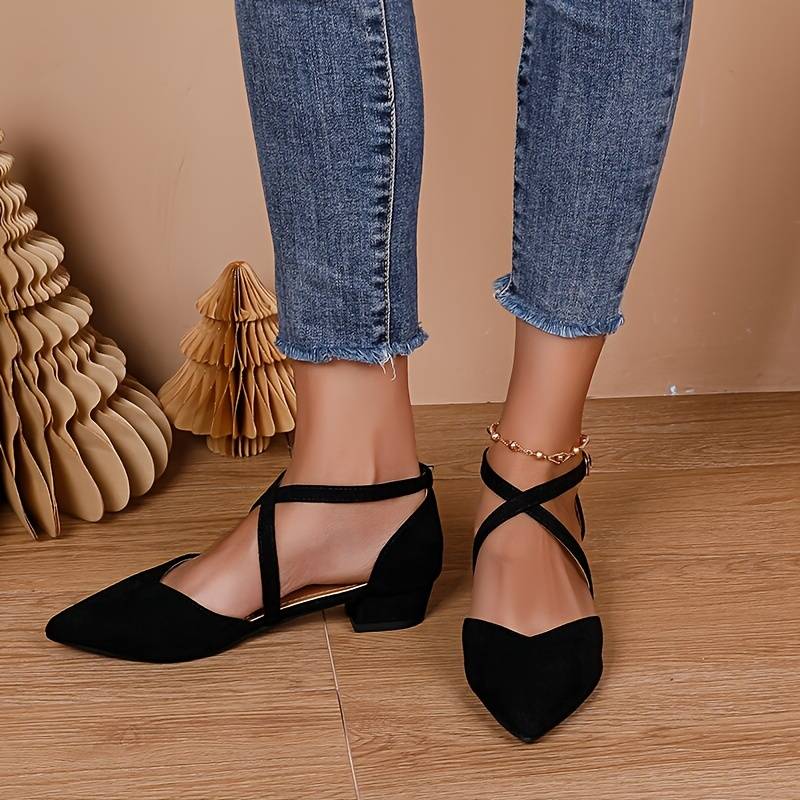 Ivyshape | Women's Low Heels Sandals Stylish