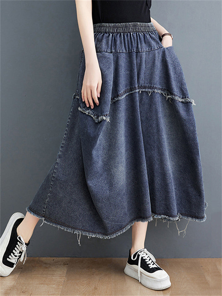 Casual Big Size Extra Loose Wide Leg Jeans for Women