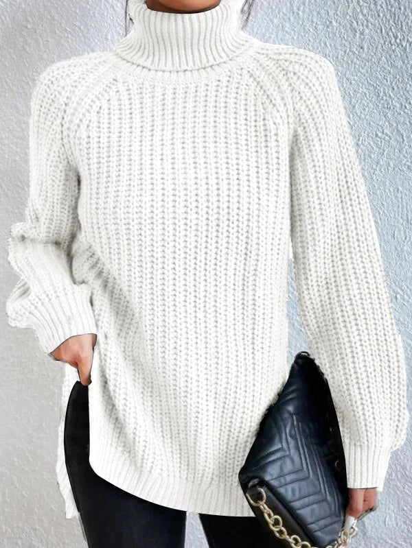 Ivyshape | Warm Knit Sweater with Collar