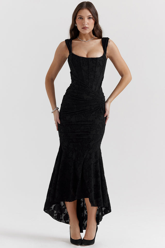 Ivyshape | Elegant Asymmetrical Maxi Dress