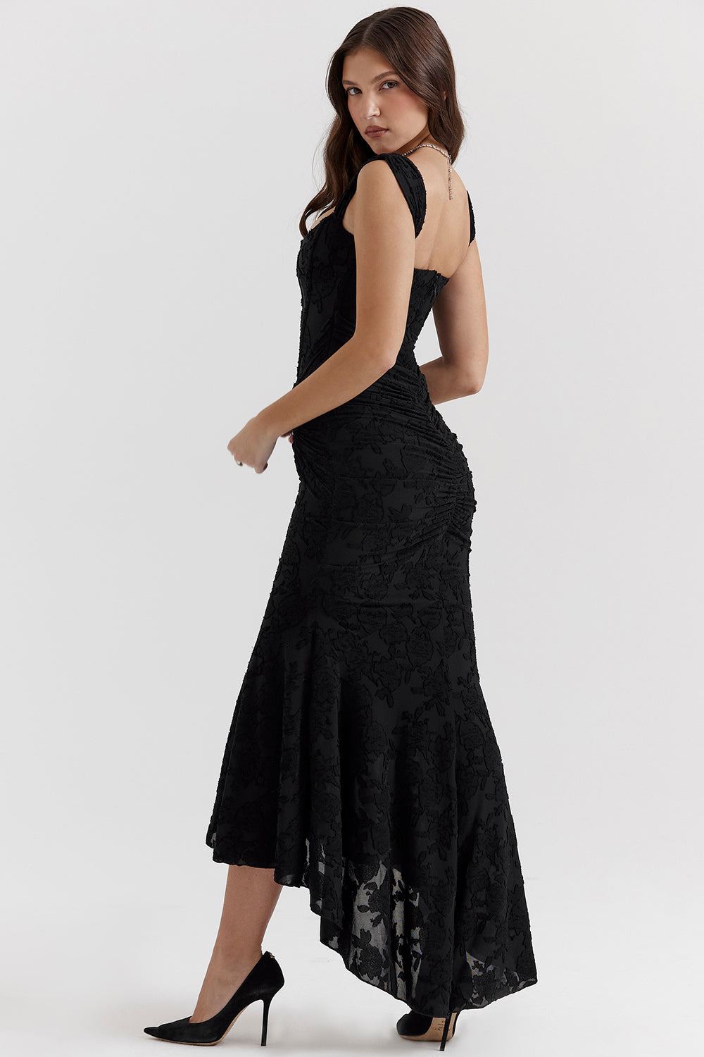 Ivyshape | Elegant Asymmetrical Maxi Dress