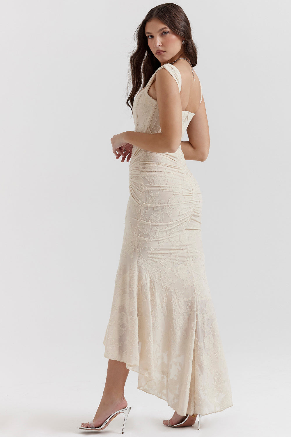 Ivyshape | Elegant Asymmetrical Maxi Dress