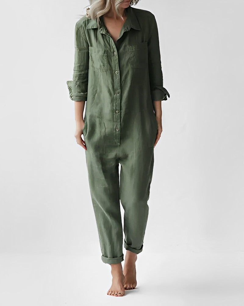 Ivyshape | Emerald Green Elegance Jumpsuit