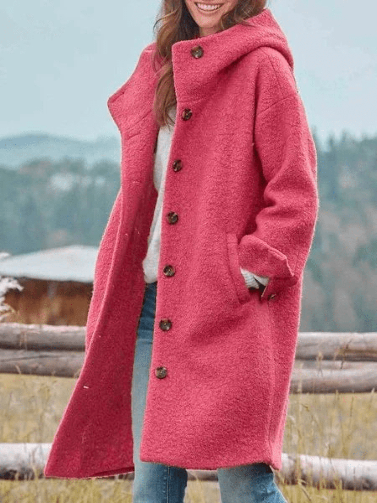 Ivyshape | Cozy Coat