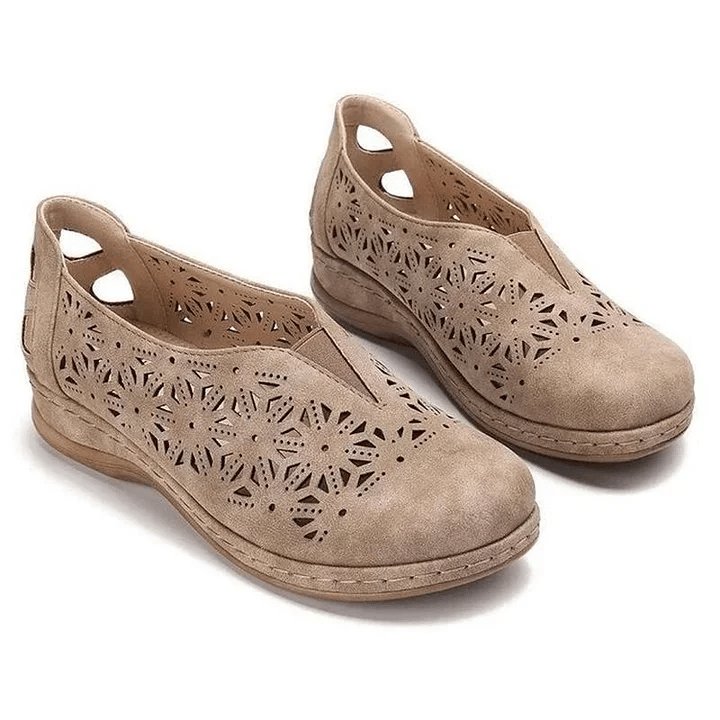 Ivyshape | Women's Eyeley Style Doll Shoes Leather