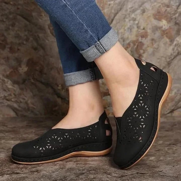 Ivyshape | Women's Eyeley Style Doll Shoes Leather