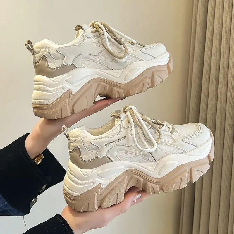 Trendy Chunky Platform Sneakers for Women