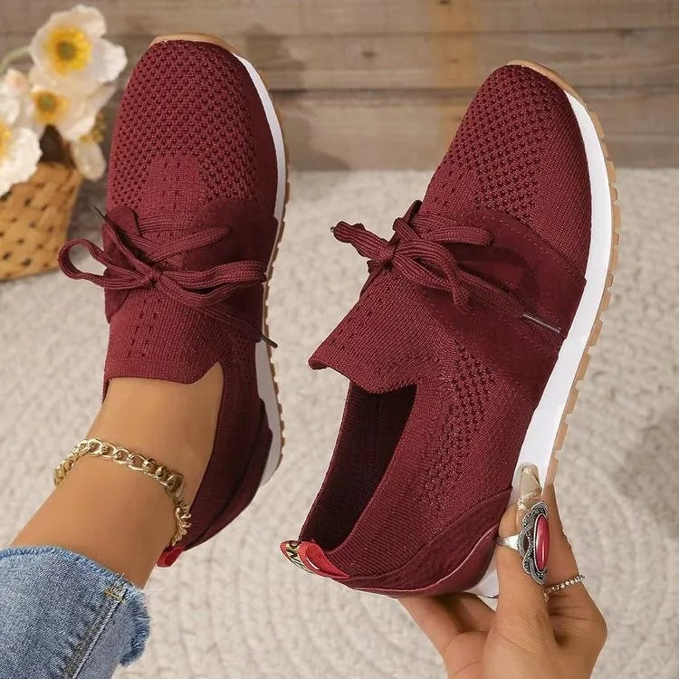 Lightweight Breathable Slip-On Sneakers for Women