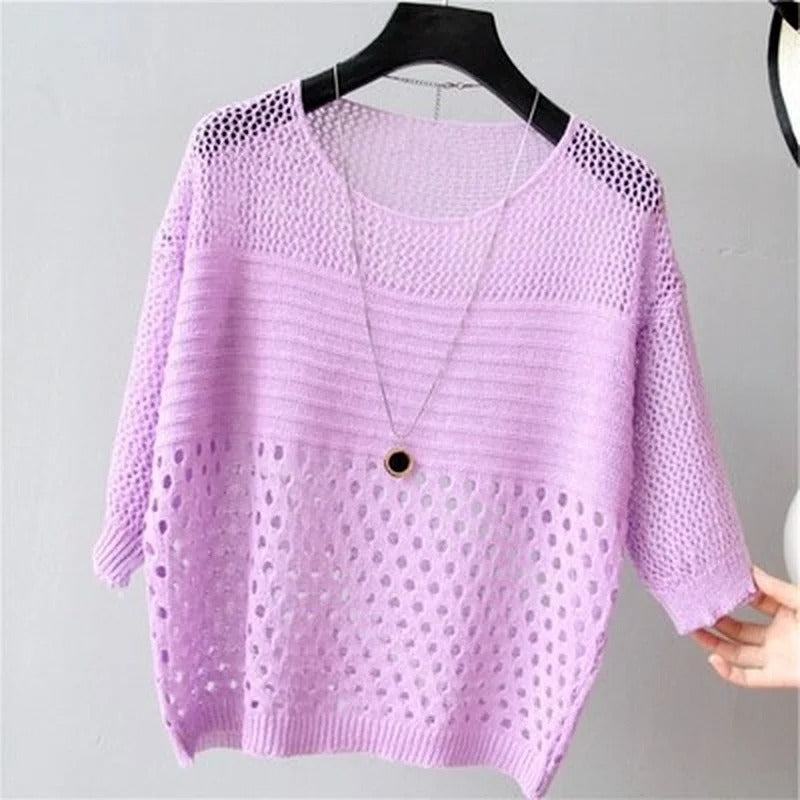 Lightweight Knitted Vest for Women