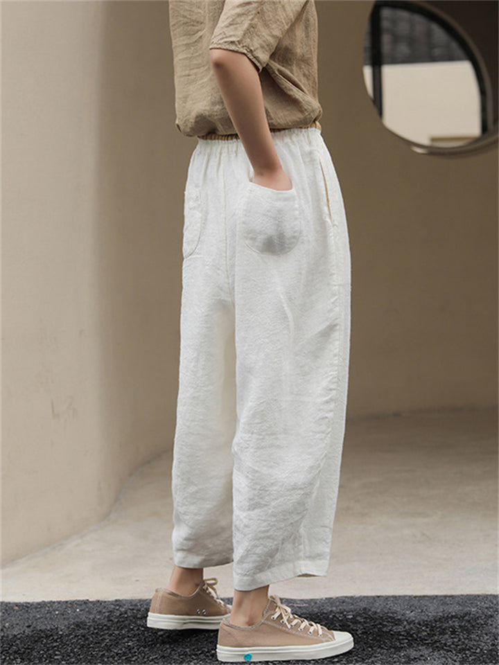 Women's Comfortable Linen Extra Loose Harem Pants