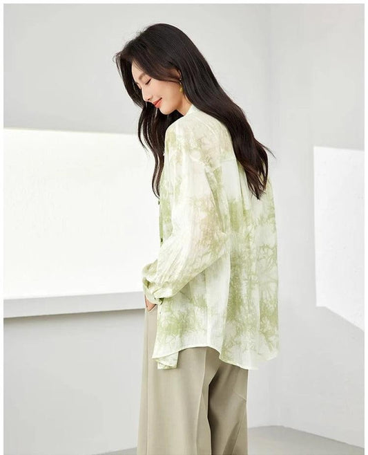 Stylish Gradient Loose Shirt for Women