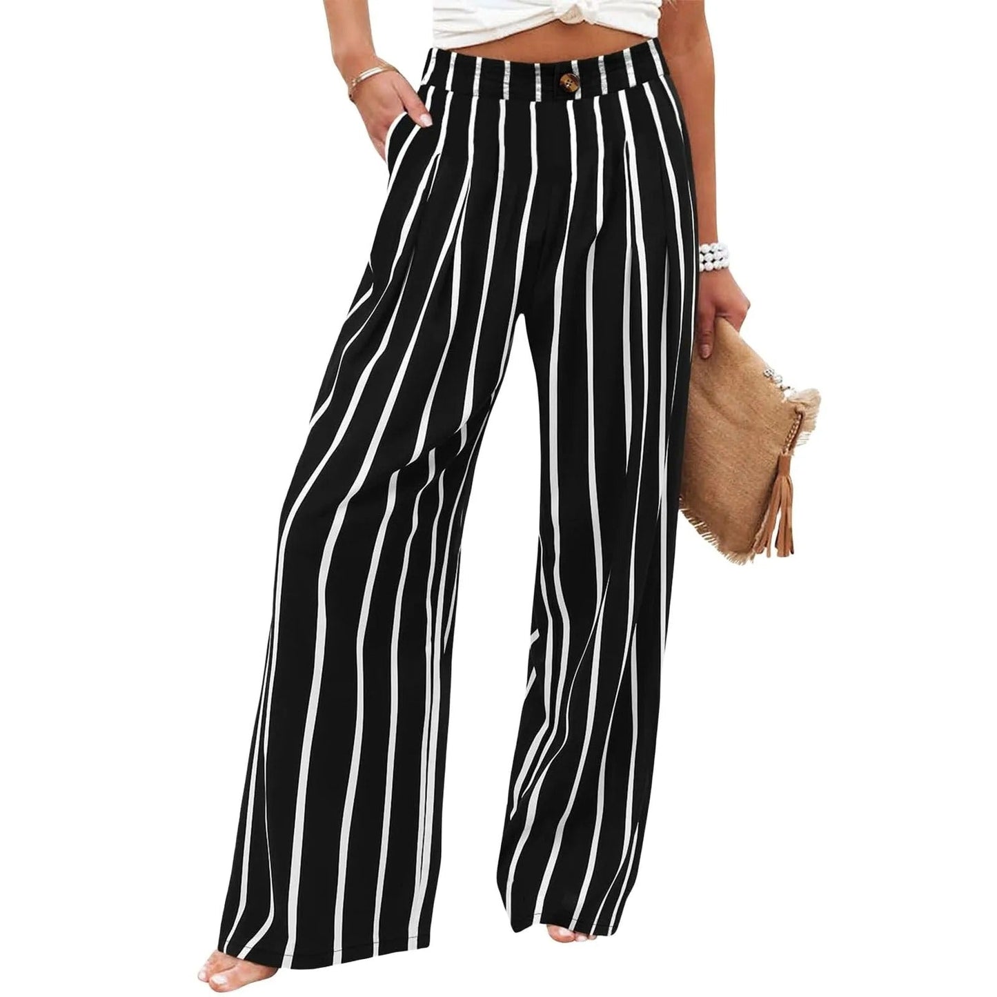 Ivyshape | Straight Flare Pants