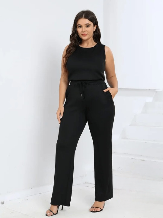 Ivyshape | Women's Casual Jumpsuit Sleeveless