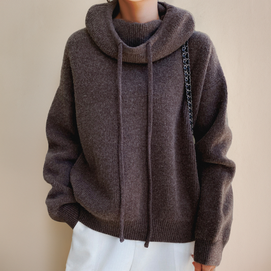 Ivyshape | Women's Oversized Hoodie Knitted