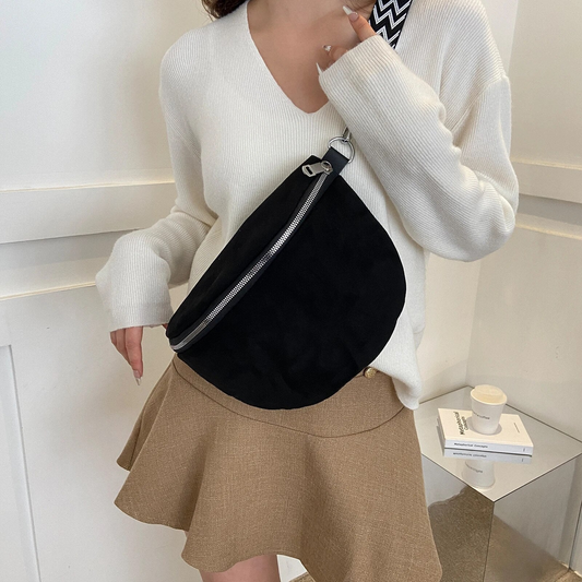 Ivyshape | Women's Fanny Pack Black Belt Bag