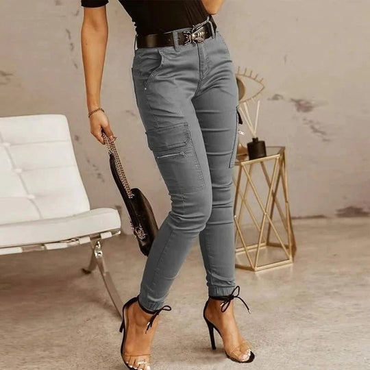 Ivyshape | Cargo Jeans for Women