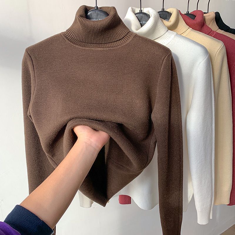 Ivyshape | Warm Turtleneck Pullover