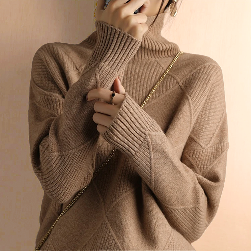 Ivyshape | Soft Knitted Turtleneck