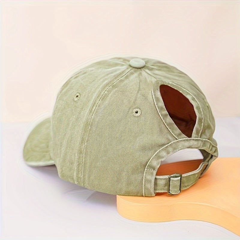 Ivyshape | Ponytail Baseball Cap With Breathable Comfort and UV Protection