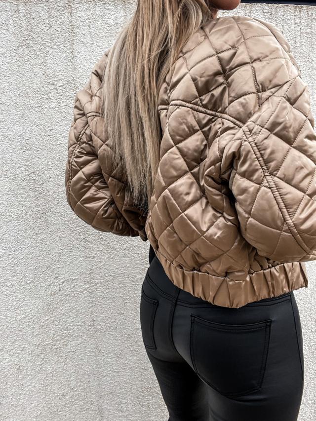 Ivyshape | Padded Bomber Jacket