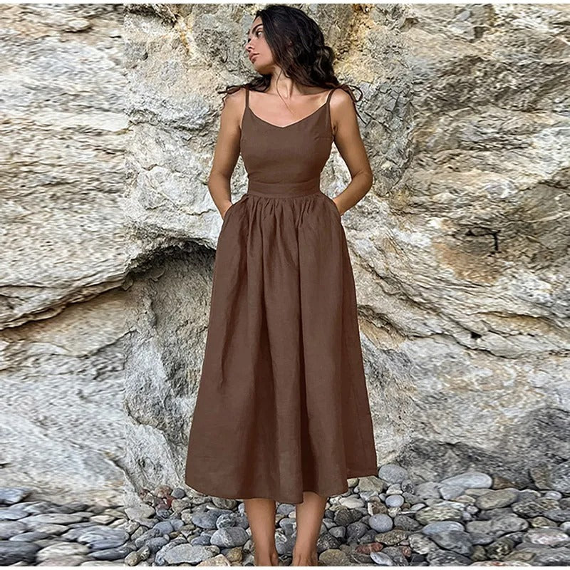 Ivyshape | Strapless A-Line Dress