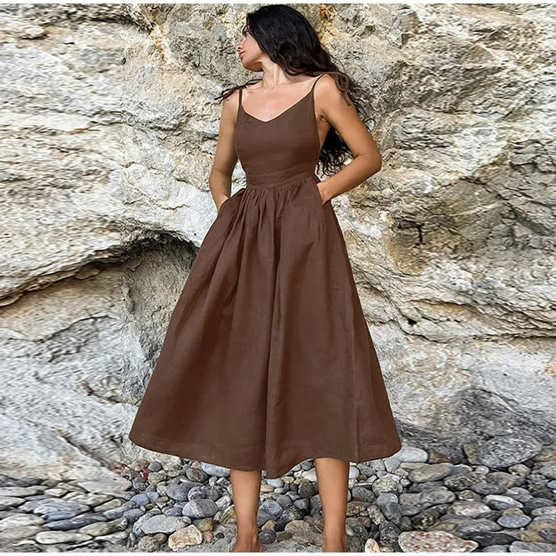 Ivyshape | Strapless A-Line Dress