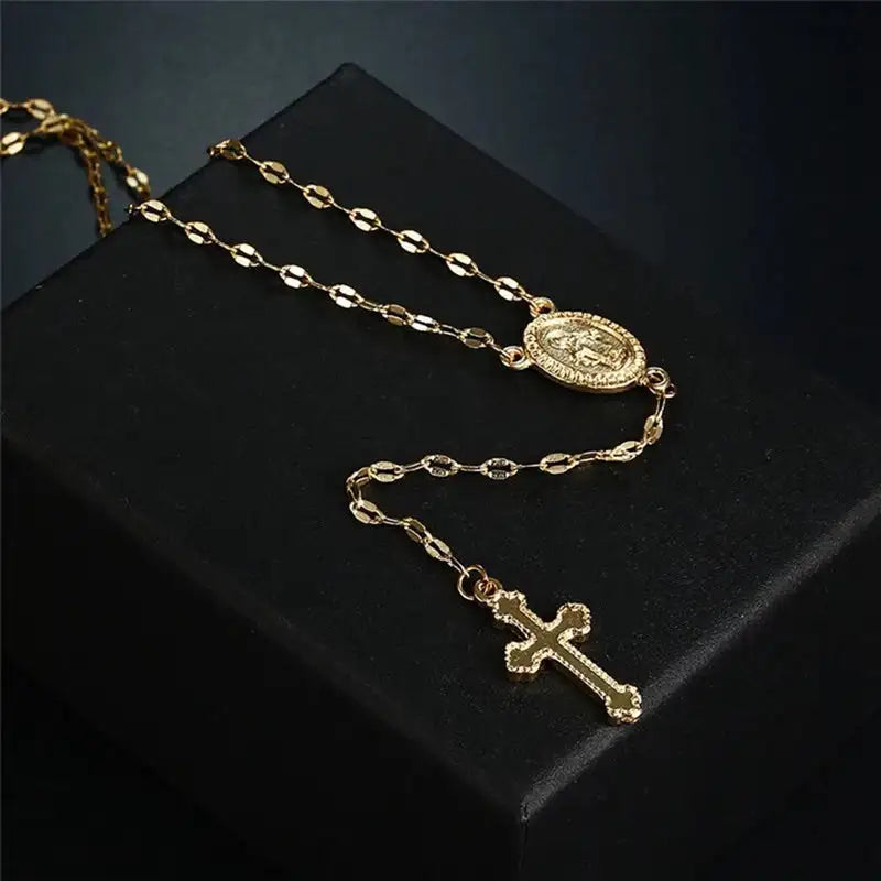 Ivyshape | Elegant Rosary Necklace for Women
