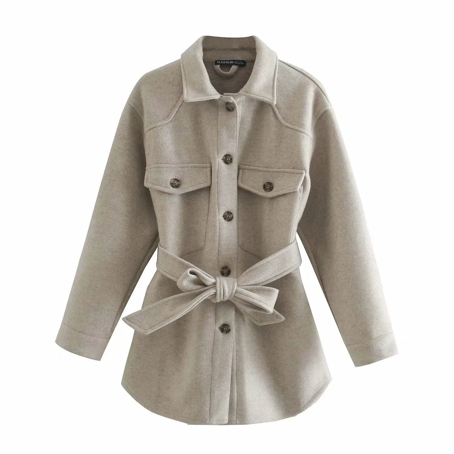 Ivyshape | Belted Coat