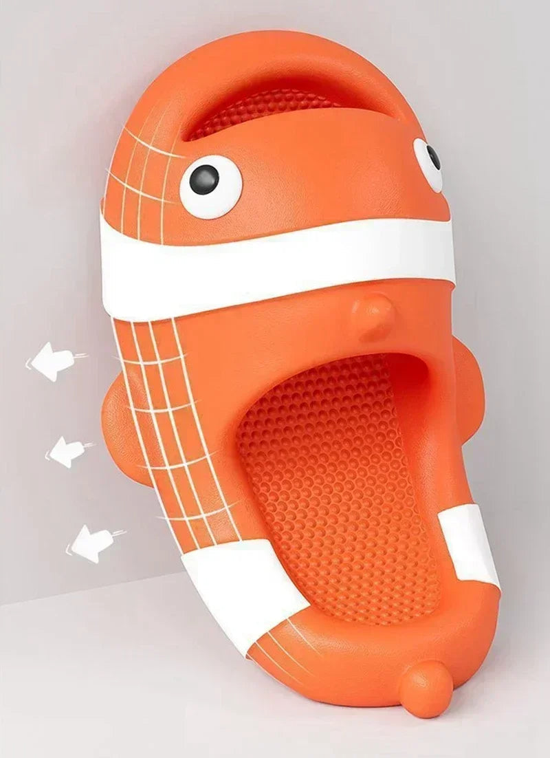 Cute Little Fish Cartoon Slippers for Unisex