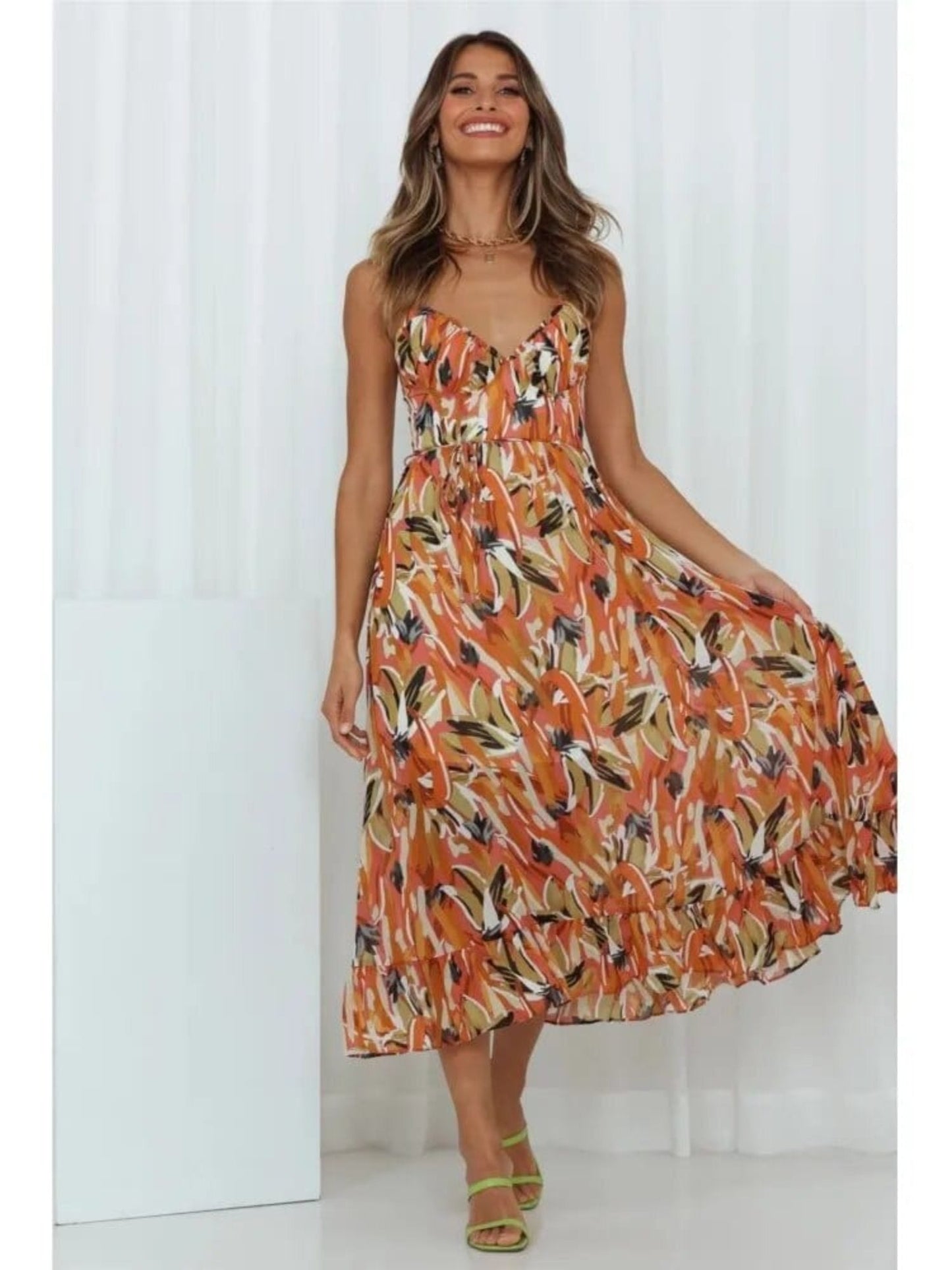 Long Dress - Casual - Lightweight - Ideal for Summer