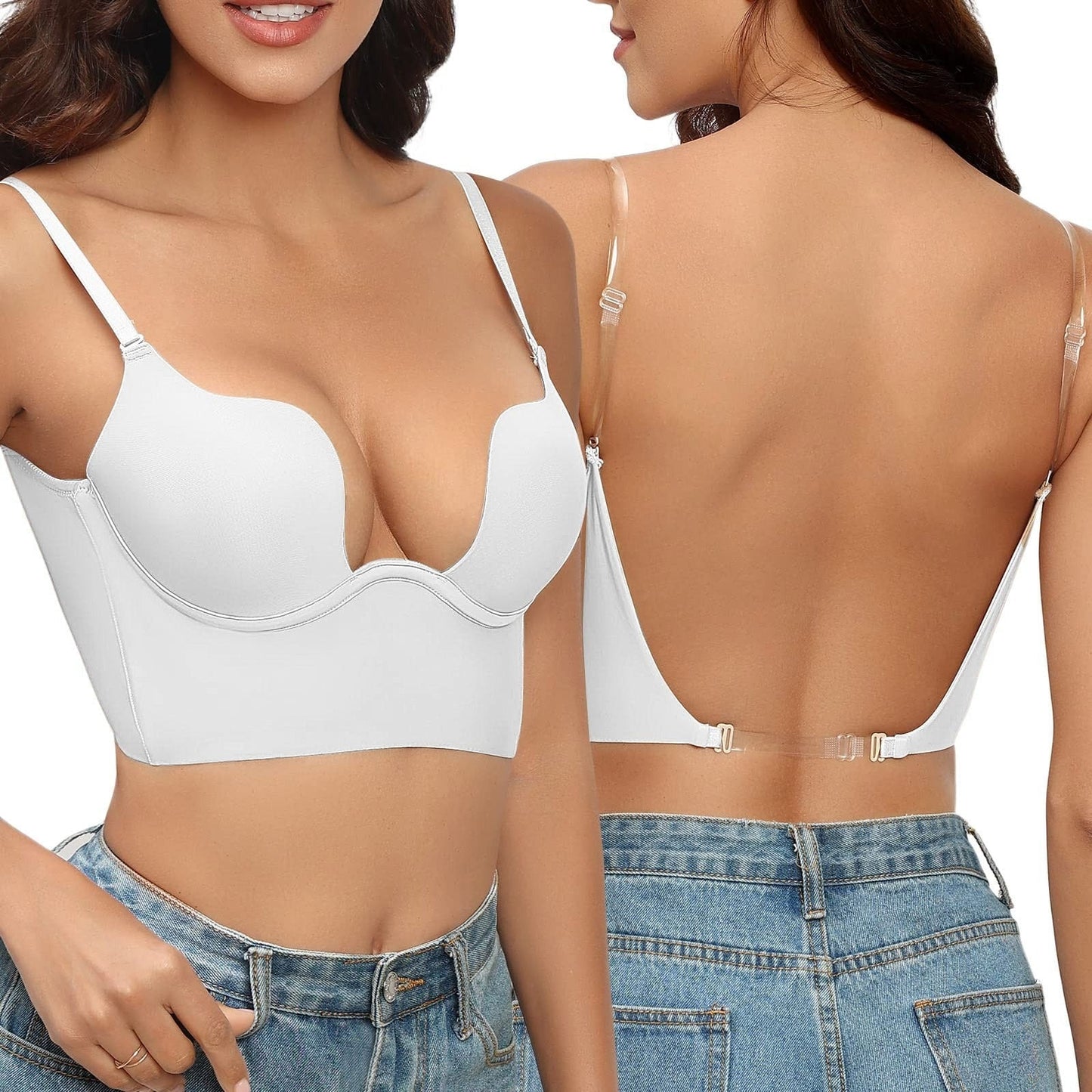 Ivyshape | Chic Seamless Backless Bra for Women