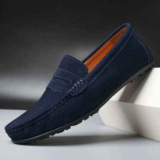 Ivyshape | Classic Suede Loafers for Men